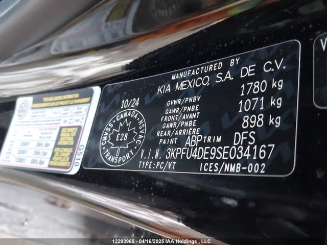 Продаж на аукціоні авто 2025 Kia K4 Ex, vin: 3KPFU4DE9SE034167, номер лоту: 12293965