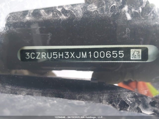 3CZRU5H3XJM100655 Honda r18z9