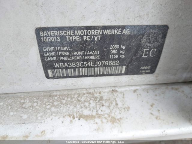 WBA3B3C54EJ979682 BMW 2014