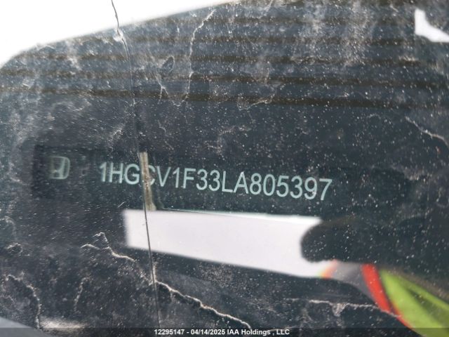 1HGCV1F33LA805397 Honda l15be