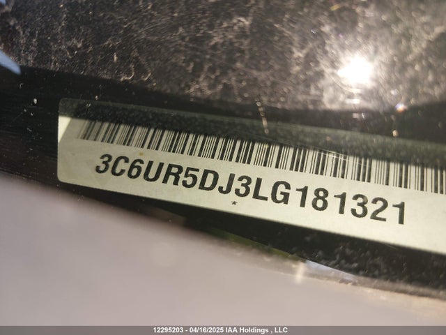 3C6UR5DJ3LG181321 RAM 2020