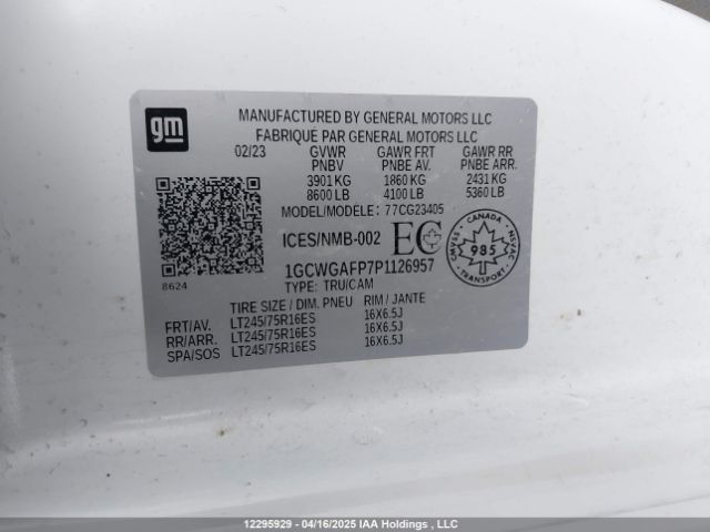1GCWGAFP7P1126957 Chevrolet lv1