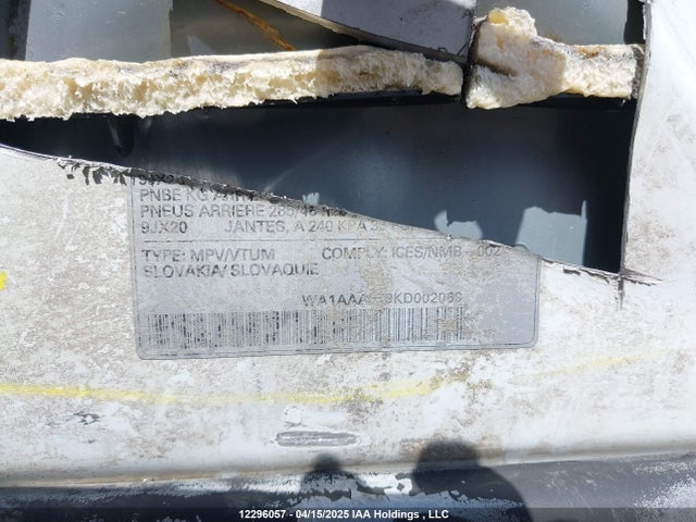 WA1AAAF79KD002069 Audi 3.0t
