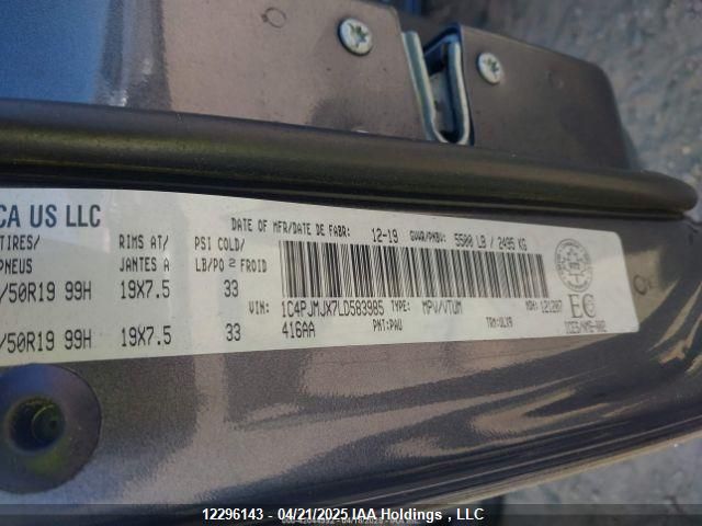 1C4PJMJX7LD583985 Jeep Cherokee