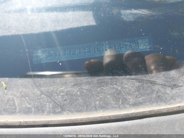 5YFBPRBE6LP136578 Toyota COROLLA LE