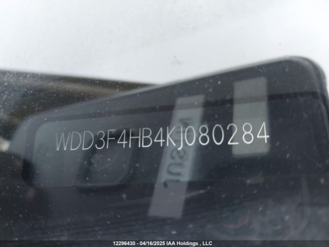 WDD3F4HB4KJ080284 Mercedes-Benz A 250 4matic