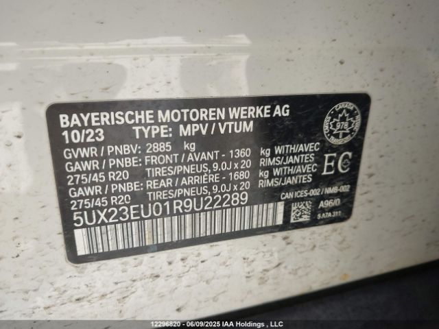 5UX23EU01R9U22289 BMW X5 Xdrive40i