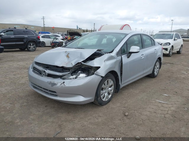 12296920 :رقم المزاد ، 2HGFB2F44CH048161 vin ، 2012 Honda Civic Lx مزاد بيع
