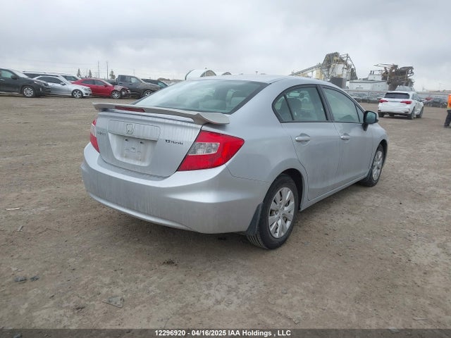 12296920 :رقم المزاد ، 2HGFB2F44CH048161 vin ، 2012 Honda Civic Lx مزاد بيع