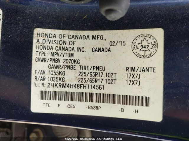2HKRM4H48FH114561 Honda CR-V SE
