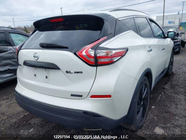 5N1AZ2MH6JN124487 Nissan Murano S/sl/sv/platinum