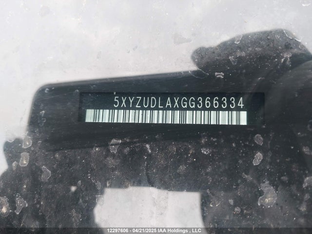 5XYZUDLAXGG366334 Hyundai t-gdi theta ii