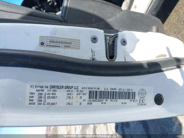 1C4NJDAB3ED820437 Jeep Compass