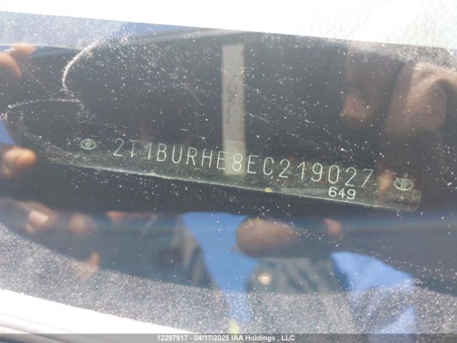 2T1BURHE8EC219027 Toyota 2zr-fe