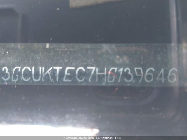 3GCUKTEC7HG139646 Chevrolet l83 - sidi: spark ignited direct injection, vvt: variable valve timing, afm, e85 max, alum
