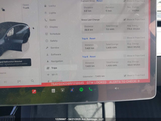 7SAYGDED9RF018645 Tesla 2024