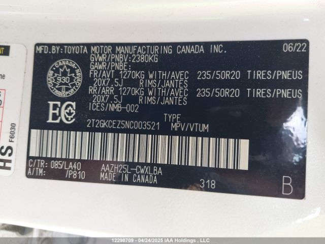 2T2GKCEZ5NC003521 Lexus Nx 350h 350h