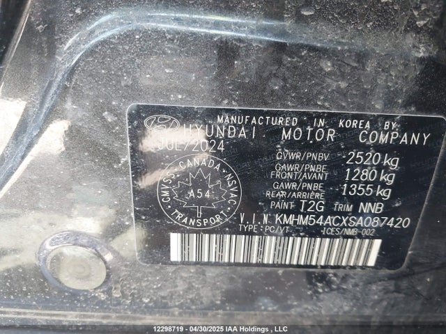 Hyundai 2025 2025 KMHM54ACXSA087420 Image 9