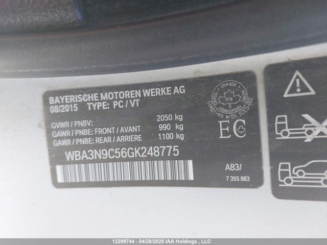 BMW 428i 2016 WBA3N9C56GK248775 Image 9