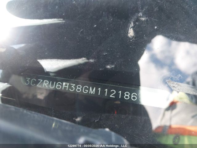 3CZRU6H38GM112186 Honda r18z9