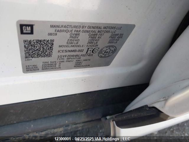 1GYFZDR45LF027431 Cadillac lsy - sidi, vvt, alum, var 3