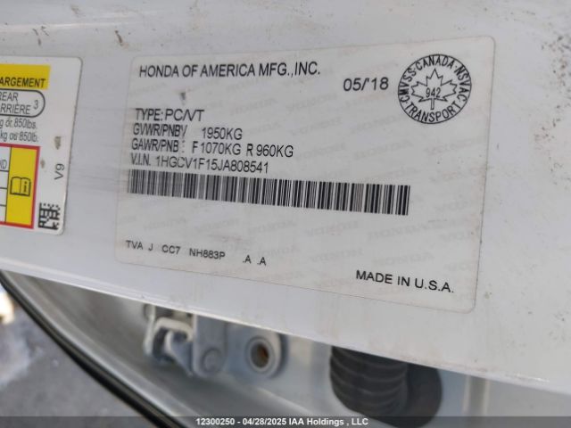 1HGCV1F15JA808541 Honda ACCORD LX