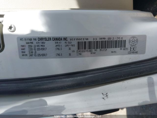 2C4RDGBG6FR510821 Dodge Grand Caravan