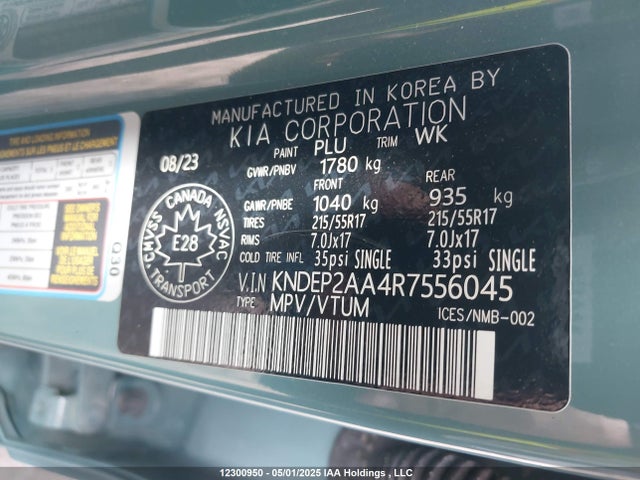 KNDEP2AA4R7556045 KIA nu mpi