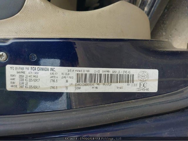 2C4RC1CGXGR215141 Chrysler Town and Country