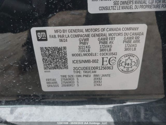 2GCUDEED0R1256963 Chevrolet l84