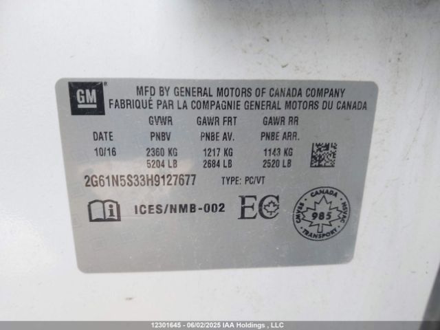 2G61N5S33H9127677 Cadillac XTS