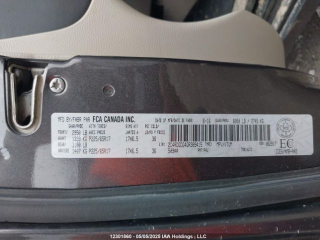 2C4RDGDG4GR389415 Dodge Grand Caravan Crew
