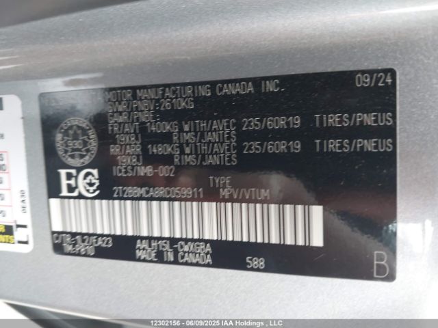 2T2BBMCA8RC059911 Lexus Rx 350h Base/350h Premium/350h Premium Plus/350h Luxury
