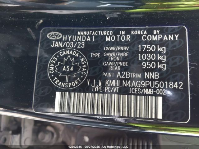 KMHLN4AG9PU501842 Hyundai Elantra