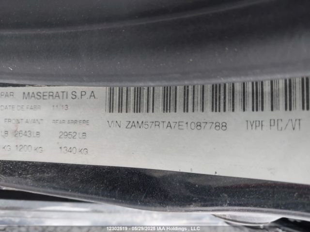 ZAM57RTA7E1087788 Maserati Ghibli S/q4