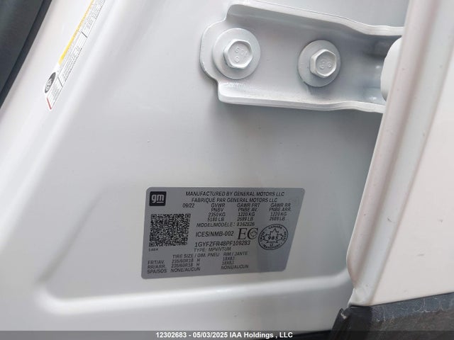 1GYFZFR48PF109283 Cadillac lsy