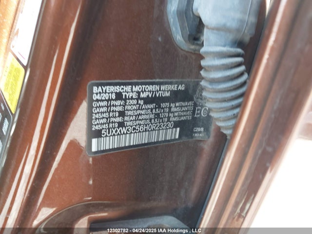 5UXXW3C56H0R23230 BMW X4