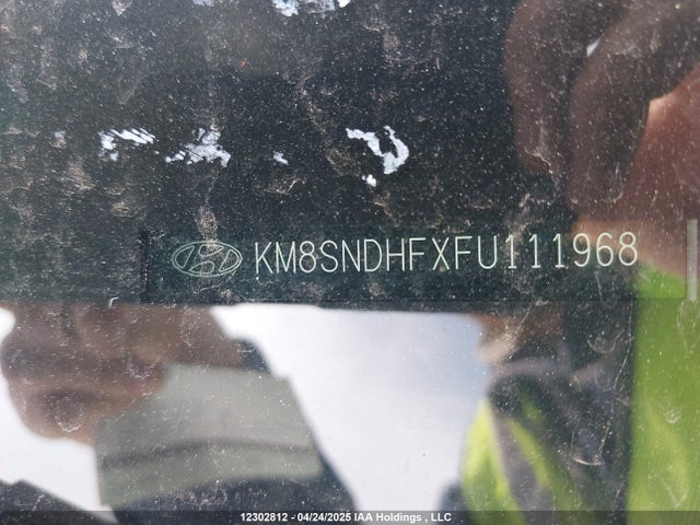KM8SNDHFXFU111968 Hyundai dohc gdi lambda ii