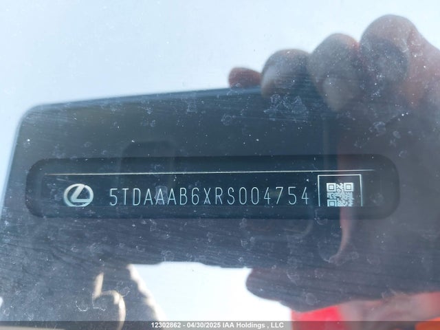 5TDAAAB6XRS004754 Lexus t24a-fts