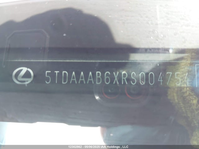 5TDAAAB6XRS004754 Lexus t24a-fts