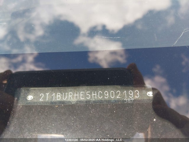 Aukcja sprzedaży 2017 Toyota Corolla L/le/xle/se/xse, vin: 2T1BURHE5HC902193, numer aukcji: 12303324