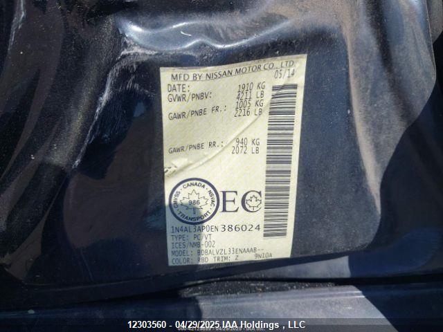 1N4AL3AP0EN386024 Nissan 2014