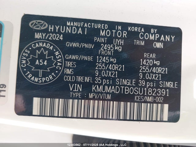 KMUMADTB0SU182391 Genesis t-gdi theta iii
