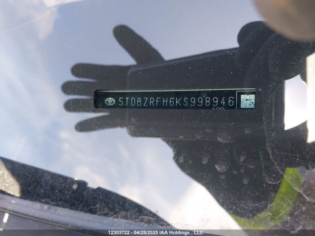 5TDBZRFH6KS998946 Toyota Highlander Le
