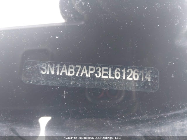 3N1AB7AP3EL612614 Nissan Sentra