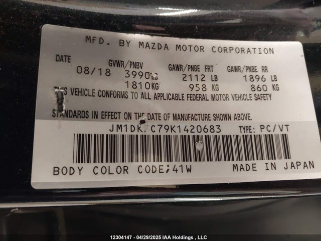 Mazda pe 2019 JM1DKFC79K1420683 Image 19