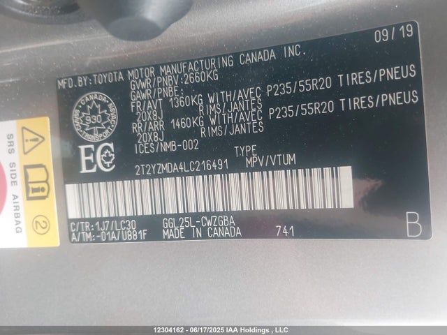 Lexus 2gr-fks 2020 2T2YZMDA4LC216491 Image 9