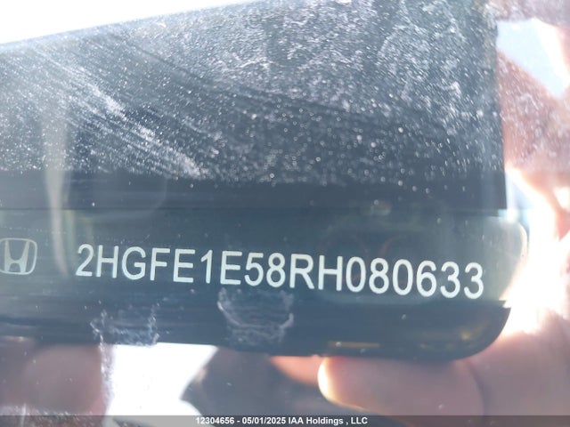 2HGFE1E58RH080633 Honda l15ca