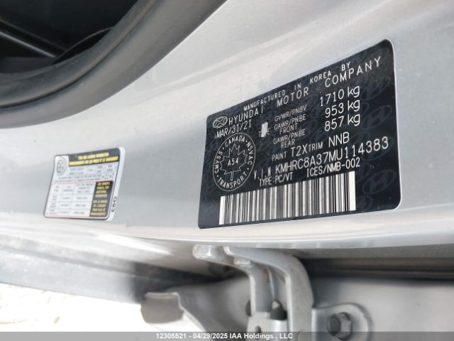 KMHRC8A37MU114383 Hyundai Venue Sel/denim