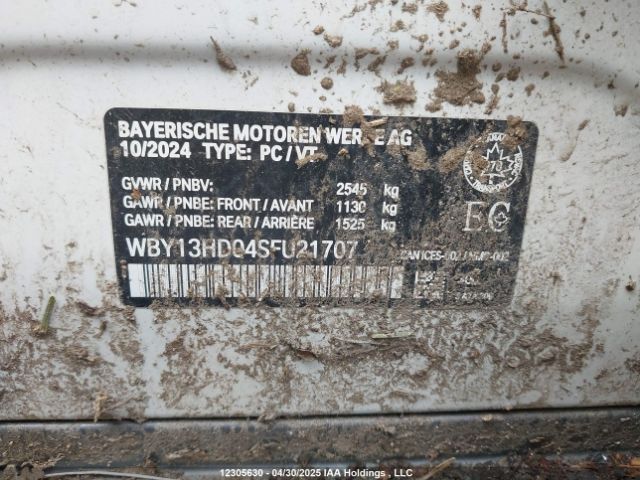 WBY13HD04SFU21707 BMW I4